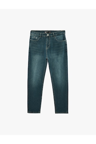 Koton Regular Fit Pamuklu Tapered Jean Pantolon - Joe Jean İndigo Stone 6sam40280nd İndigo - Taş
