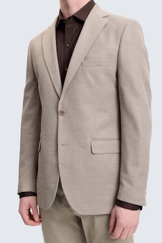 Hatemoğlu Vizon Slim Fit Mono Yaka Klasik Ceket
