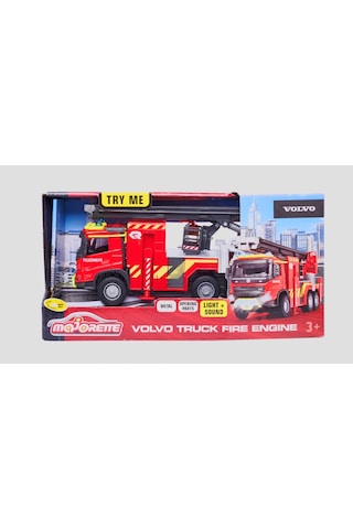 Majorette Try Me Volvo Truck Fire Engine 3+