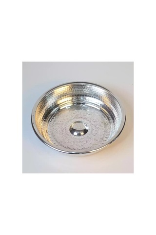 Herşeytrend Banyo Duş Hamam Tası Büyük Boy Gümüş