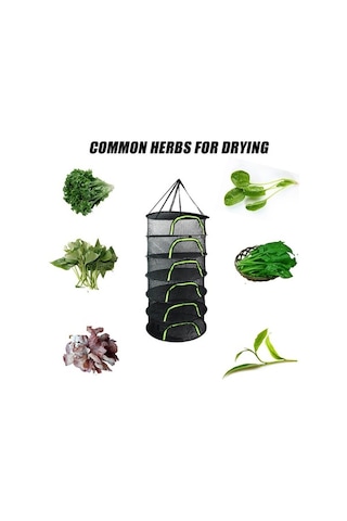 Didadodo 6 Katmanlı Katlanır Kuru Raf Bitki Kurutma Makinesi Çanta Örgü Sistemi Çiçekler Için A Sepet Çok Amaçlı Düzen. 56657121 Diğer