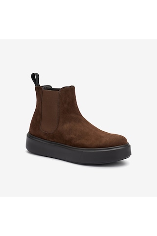 Cacao Dark Brown Bot Kadın 41c2 Frau Waxy Chelsea Boot Acı Kahverengi