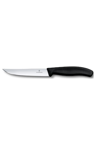 Victorinox Swiss Classic 12cm Düz Biftek Bıçağı, Siyah, Blisterli