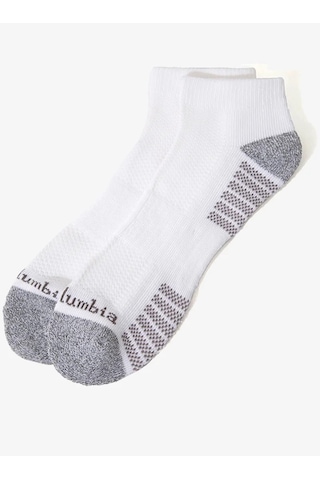 Columbia C1184 Athletic Fashion No-show With Pique Footbed 6'lı Kadın Çorap Beyaz