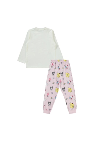 Kuromi 2-5 Yaş Pijama Takımı Ekru