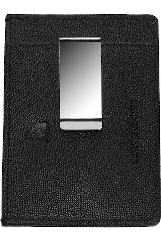 Zippo Saffiano Deri Cüzdan - Siyah Siyah