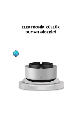 Sigara Dumanı Ve Koku Giderici Hava Temizleyici Küllük 2 Katmanlı Filtreli