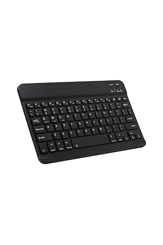 Tablet Ve Telefonlar İçin Şarjlı Kablosuz Türkçe Bluetooth Klavye