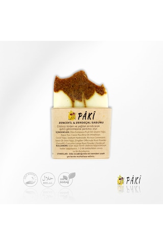 Zencefil Ve Zerdeçal Sabunu 160gr 1 Adet Zencefil Ve Zerdeçal Sabunu 160gr 1 Adet