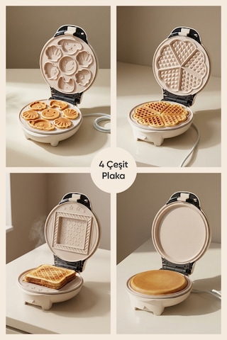 Fressi FR-TM59 1000 W Tost Ve Waffle Makinesi