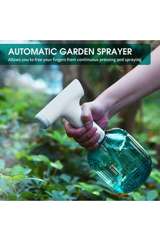 Qingmipy 900ml Şarjlı Bitki Spreyleme Makinesi - Ayarlanabilir Püskürtme, Otomatik Sulama Ve Sis Modu İle Ev & Bahçe Kullanımı