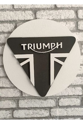 Trıumph Araba Logo 50x50 Trıumph Araba Logosu 3d Trıumph Logo Strafor Logo Trıumph