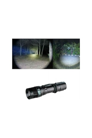 Star Km-815 Zoomlu El Feneri Cree Led Siyah
