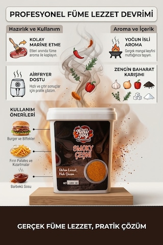 Chefs New Joy Smoky Çeşni İsli Çeşni 1 KG