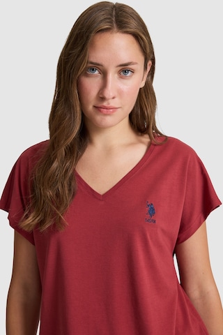 U.S. Polo Assn. U.s. Polo Assn. Kadın Vişne Tişört Basic 50323541-vr223