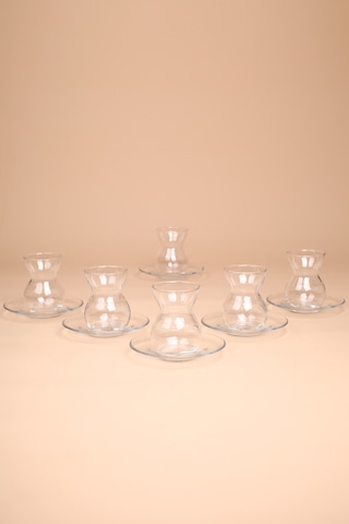 Rakle Astoria Kristalin 12 Parça Çay Seti 140 Cc Renkli