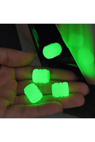 Lemestar Abs Malzeme Aydınlatmalı Lastik Valf Kapağı - Araba, Elektrikli Araç, Motosiklet Uyumlu, Toz Ve Su Geçirmez, Güvenli Sürüş İçin Parlak Tasarım