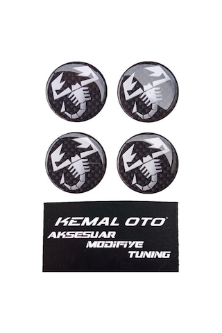 Grande Punto Yuvarlak Abarth Logo Rozet Jant Göbeği