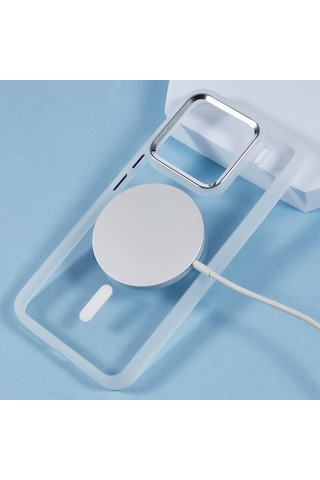 Xiaomi 15 Kılıfı Magsafe Düşmeye Karşı Dayanıklı Tpu+pc Telefon Kılıfı İle Uyumlu - Şeffaf Şeffaf
