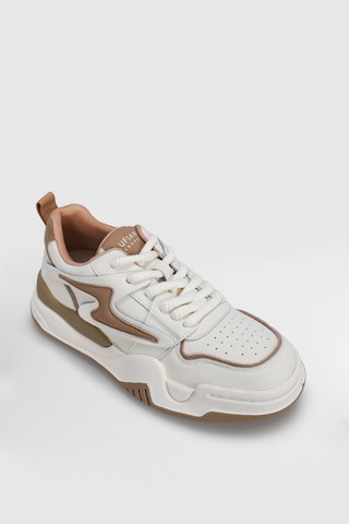 Lufian Maya Kadın Sneaker Ayakkabı Bej Bej 121230090100550