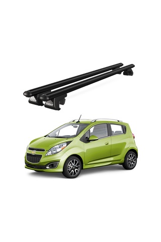 Venüs Chevrolet Spark 2010-2015 Uyumlu Siyah Ara Atkı Port Bagaj Tavan Barı