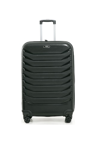 Yefa Pp Polipropilen Kırılmaz Orta Boy Valiz Siyah