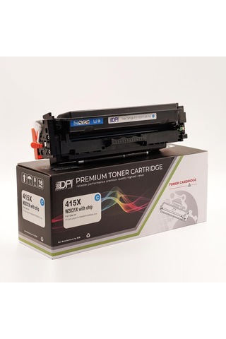 Lexroo Dpi Toner 415x-w2031x Muadil Toner C M454dw/ M479fnw/ M479fdw - Çipli" Cyan