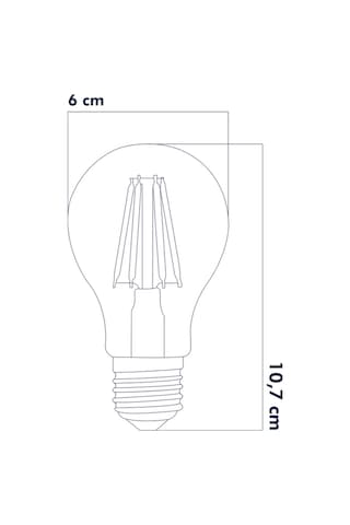 Led Ampul 6w 6500k E27 Beyaz A60 10'lu Erd-96