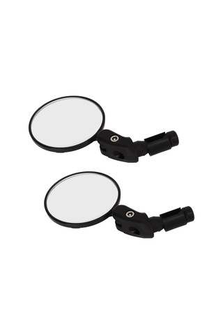 Geeroyoo Bisiklet İçin Çift Konveks Yansıta - 360 Döner, Geniş Görüş, Dayanıklı Malzeme, 18-22mm Düz Çubuk Uyumlu, Dağ Yolu Bisikleti Elektrikli Bisiklet Uygun