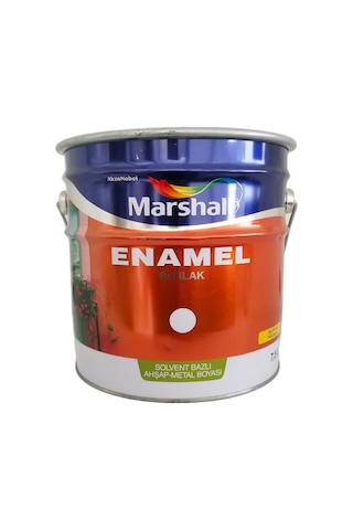 Marshall Enamel Parlak Sentetik Yağlı Boya İç Ve Dış Cephe Beyaz 7,5 L Diğer