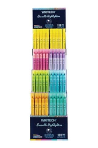 Wrıtech W-822 Silinebilir Fosforlu Kalem - 120'lı Stand