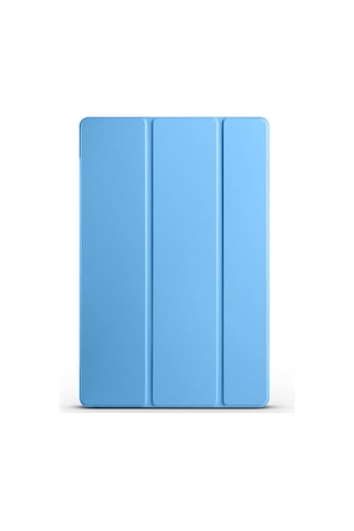 Galaxy Tab S9 Fe Plus Uyumlu Zore Smart Cover Standlı 1-1 Kılıf-mavi Tablet Kılıfı