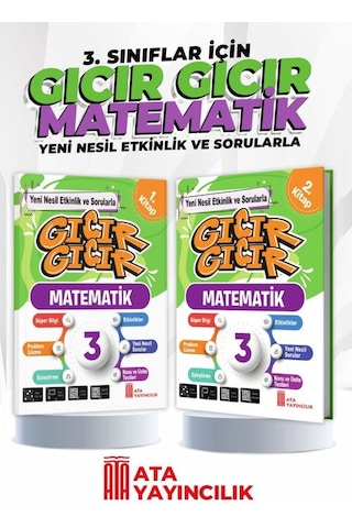 3.sınıf Gıcır Gıcır Yeni Nesil Etkinlik Ve Sorularla Türkçe Ve Matematik Seti