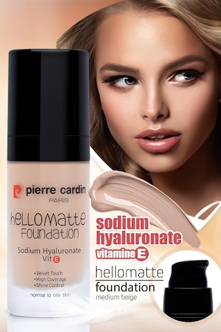 Pierre Cardin Hellomatte Fondöten Medium Beige 30 ML