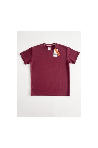 Bigmost Erkek Modal Oysho Kumaş Oversize Tişört Bordo