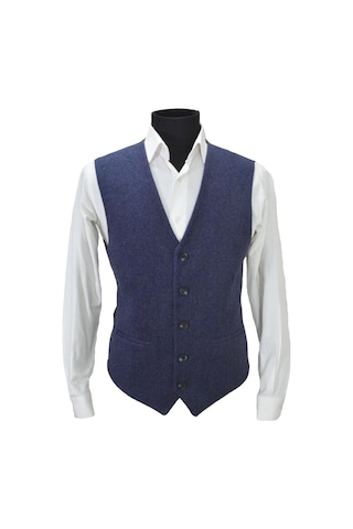 Mentor Regalo Erkek Yelek V Yaka Lacivert Kaşe 50453