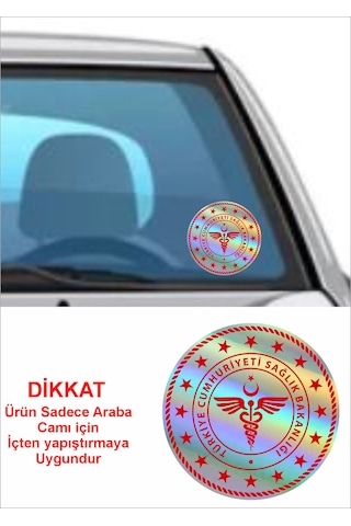 Hologramlı Sağlık Bakanlığı Logo Sticker , Hologramlı Janjanlı 01648 10X10 Cm Hologramlı Sağlık Bakanlığı Logo Sticker , Hologramlı Janjanlı 01648 10X10 Cm