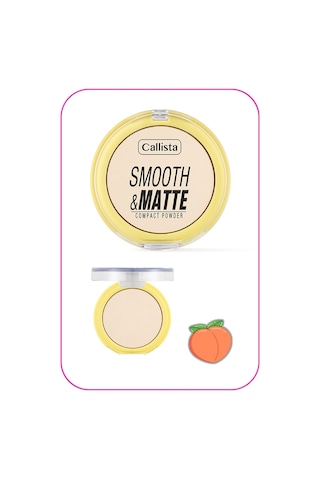 Smooth & Matte Compact Powder Mat Bitişli Toz Pudra - 50 Nude Ivory