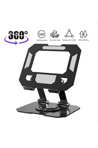 60 Derece Dönebilen Katlanabilir Metal Tablet-telefon Tutucu