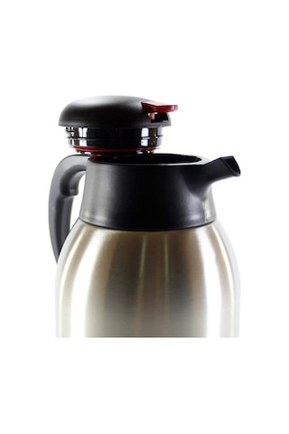 Cooker 2 Litre İnox Çift Katlı Çelik Termos Sku: Smg8690010186867 Açık