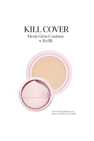 Clio Kill Cover Mesh Glow Cushion + Refill SPF50+ 3 Linen