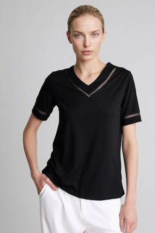 Defacto V Yaka Siyah Kadın T-shirt H1458ax/bk81