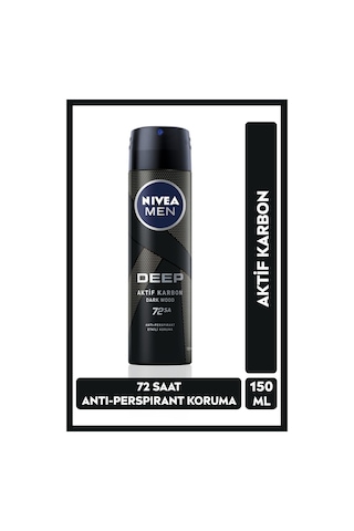 Nivea Men Deep Dimension Erkek Sprey Deodorant 3 x 150 ML