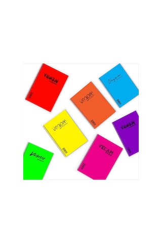 A4 Defter Pp Telli Spiralli Yaprak 72 Yaprak-Kareli