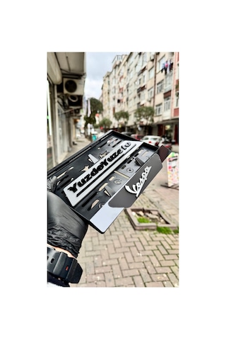 Vespa Uyumlu Motor Plakalık - 857306709