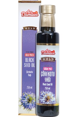 Arı Damlası Soğuk Pres Çörekotu Yağı 250 ML Arı Damlası Soğuk Pres Çörekotu Yağı 250 ML
