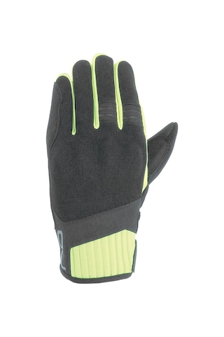 Oj Lever Siyah/sarı Korumalı Motosiklet Eldiveni S