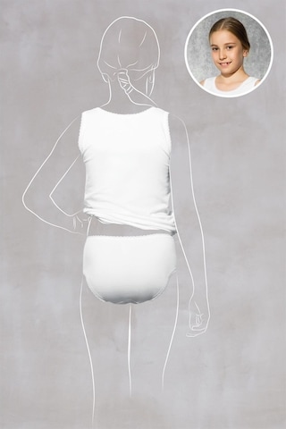 Doreanse Kız Çocuk Modal Çiçek Detaylı Külot Slip 310