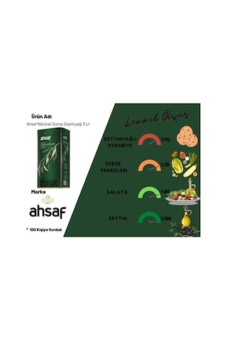 Ahsaf Natürel Sızma Zeytinyağı 2 x 5 L
