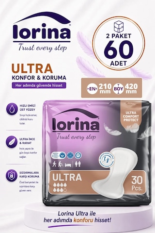 Lorina Ultra Mesane Pedi 7 Damla 30 Lu 2 Paket Standart